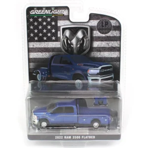 Manufacturer_Greenlight Collectibles Lowboys & Flatbeds<1/64 2022 RAM 3500 Flatbed, Greenlight Exclusive Production