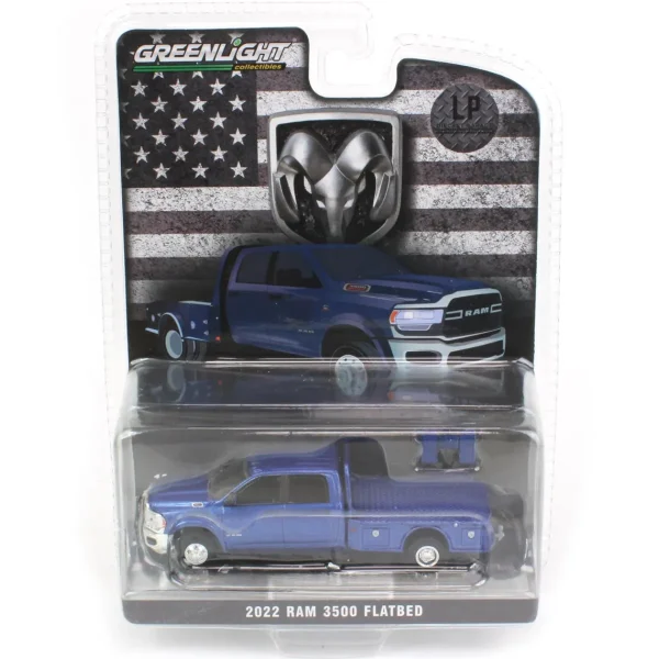 Manufacturer_Greenlight Collectibles Lowboys & Flatbeds<1/64 2022 RAM 3500 Flatbed, Greenlight Exclusive Production