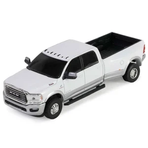 Manufacturer_Greenlight Collectibles Pickup Trucks<1/64 2020 Ram 3500 Laramie Dually, Bright White & Billet Silver, Dually Drivers Series 14