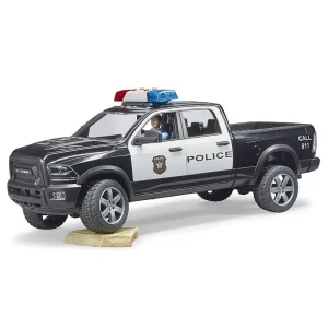 Manufacturer_Bruder Toys Emergency Vehicles<1/16 RAM 2500 Police Truck with Police Officer by Bruder