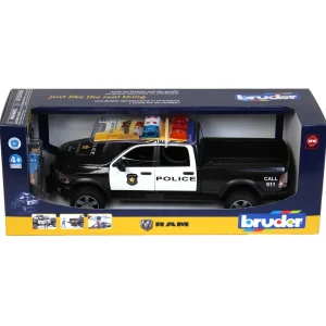 Manufacturer_Bruder Toys Emergency Vehicles<1/16 RAM 2500 Police Truck with Police Officer by Bruder