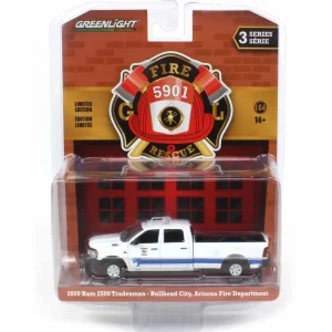 Manufacturer_Greenlight Collectibles Pickup Trucks<1/64 2020 Ram 2500 Tradesman, Bullhead Fire Department, AZ, Fire & Rescue Series 3