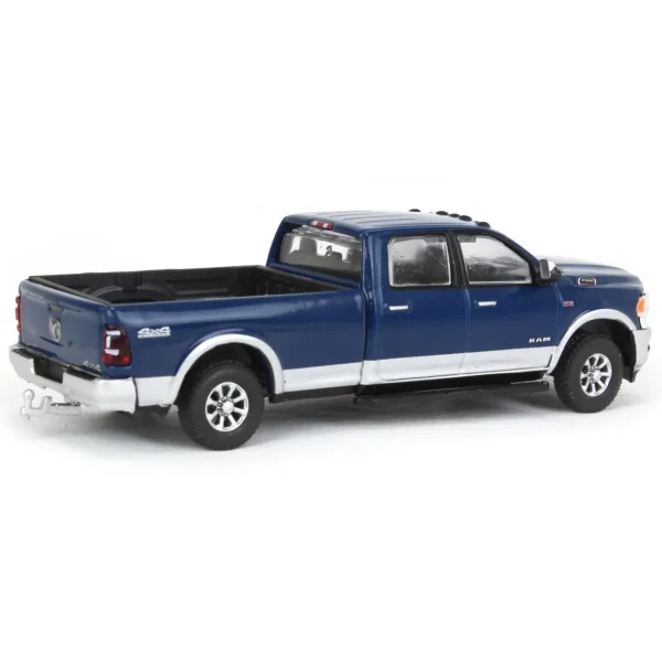 Manufacturer_Greenlight Collectibles Pickup Trucks<1/64 2022 RAM Laramie 4x4, Patriot Blue & Silver, All-Terrain Series 14