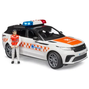 Manufacturer_Bruder Toys Emergency Vehicles<1/16 Range Rover Velar Ambulance with Driver by Bruder