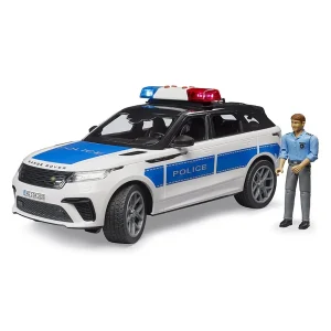 Manufacturer_Bruder Toys Emergency Vehicles<1/16 Range Rover Velar Police Vehicle with Police Officer by Bruder