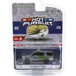 Manufacturer_Greenlight Collectibles Cars & Suvs | Emergency Vehicles<Raw Chase Unit ~ 1/64 2023 Chevrolet Tahoe, US Customs & Border Patrol, Hot Pursuit Special Edition