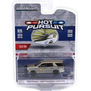 Manufacturer_Greenlight Collectibles Cars & Suvs | Emergency Vehicles<Raw Chase Unit ~ 1/64 2023 Chevrolet Tahoe Police Pursuit Vehicle (PPV), New Hampshire State Police, Hot Pursuit Series 46