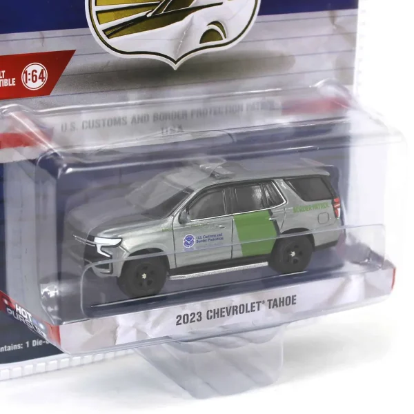 Manufacturer_Greenlight Collectibles Cars & Suvs | Emergency Vehicles<Raw Chase Unit ~ 1/64 2023 Chevrolet Tahoe, US Customs & Border Patrol, Hot Pursuit Special Edition
