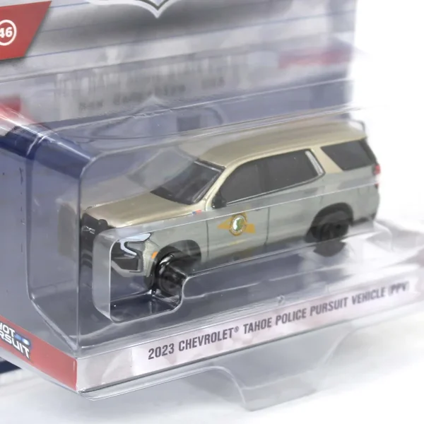 Manufacturer_Greenlight Collectibles Cars & Suvs | Emergency Vehicles<Raw Chase Unit ~ 1/64 2023 Chevrolet Tahoe Police Pursuit Vehicle (PPV), New Hampshire State Police, Hot Pursuit Series 46