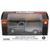 Manufacturer_Greenlight Collectibles Lowboys & Flatbeds | Pickup Trucks<Raw Chase Unit ~ 1/64 1985 Dodge Ram W350 Dually Flatbed Pickup Truck, White with Silver Flatbed, Diecast Direct Exclusive