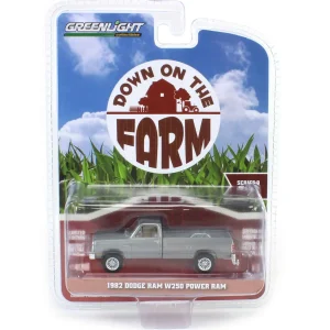 Manufacturer_Greenlight Collectibles Pickup Trucks<Raw Chase Unit ~ 1/64 1982 Dodge Ram W250 Power Ram, Down on the Farm Series 9