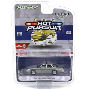 Manufacturer_Greenlight Collectibles Cars & Suvs | Emergency Vehicles<Raw Chase Unit ~ 1/64 1997 Ford Crown Victoria, US Customs & Border Patrol, Hot Pursuit Special Edition