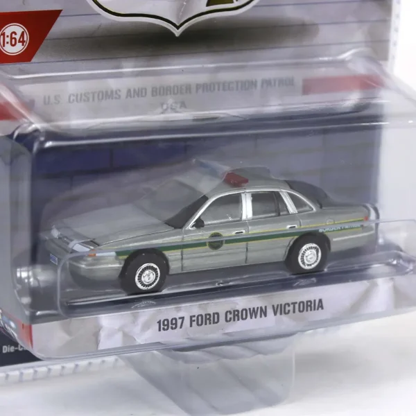 Manufacturer_Greenlight Collectibles Cars & Suvs | Emergency Vehicles<Raw Chase Unit ~ 1/64 1997 Ford Crown Victoria, US Customs & Border Patrol, Hot Pursuit Special Edition