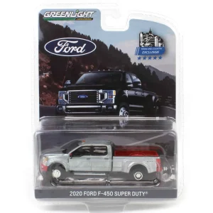 Manufacturer_Greenlight Collectibles Pickup Trucks<Raw Chase Unit ~ 1/64 2020 Ford F-450 Platinum Super Duty Dually Pickup Truck, Rapid Red, Town & Country Exclusive