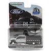 Manufacturer_Greenlight Collectibles Dump Trucks | Pickup Trucks<Raw Chase Unit ~ 1/64 2020 Ford F-450 XLT Super Duty Dually with V-Plow & Dump Bed, Oxford White, Town & Country Exclusive