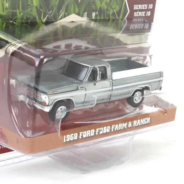 Manufacturer_Greenlight Collectibles Pickup Trucks<Raw Chase Unit ~ 1/64 1969 Ford F-250 Farm & Ranch Special, Reef Aqua, Down on the Farm Series 10