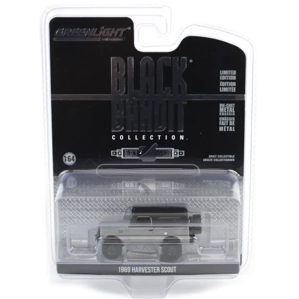 Manufacturer_Greenlight Collectibles Cars & Suvs<Raw Chase Unit ~ 1/64 1969 Harvester Scout Lifted, Black Bandit Series 29