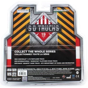 Manufacturer_Greenlight Collectibles Cars & Suvs | Dump Trucks<Raw Chase Unit ~ 1/64 2019 Mack Granite Dump Truck, NYC Department of Parks & Recreation, S.D. Trucks Series 19