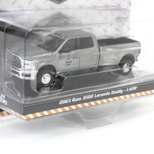 Manufacturer_Greenlight Collectibles Cars & Suvs | Emergency Vehicles<Raw Chase Unit ~ 1/64 2023 Ram 3500 Laramie Dually, Los Angeles Police Department, Dually Drivers Series 15