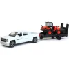 Manufacturer_New Ray Toys Inc. Pickup Trucks<1/43rd Chevy Pickup with Kubota R630 Small Wheel Loader