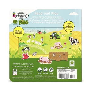 Manufacturer_ERTL Books, Calendars & Dvds<Read and Play John Deere Farms, Fields & Forests Colorforms Book