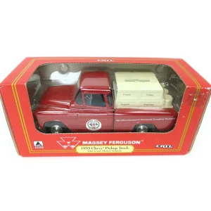 Manufacturer_ERTL Airplanes & Banks | Pickup Trucks<1/25 Red 1955 Chevy Pickup Bank with Massey Ferguson Logos