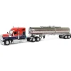 Manufacturer_DCP by First Gear Tanker Trucks<1/64 Red & Blue Kenworth W990 76in Sleeper with Brenner Chemical Tank Trailer, DCP by First Gear