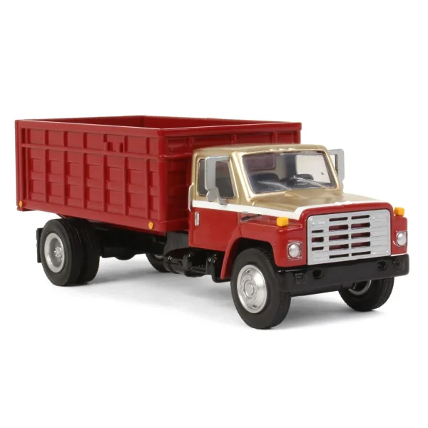 Manufacturer_SpecCast Dump Trucks<1/64 Red & Gold 1982 International S1954 Grain Truck by SpecCast