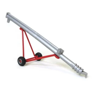 Manufacturer_Standi Toys Standi Toys<1/64 Red & Silver Plastic Grain Auger (32ft to Scale)