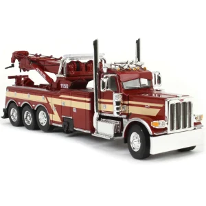 Manufacturer_DCP by First Gear Tow & Straight Trucks<1/64 Red & Tan Peterbilt 389 Day Cab with Century 1150 Rotator Wrecker, DCP by First Gear