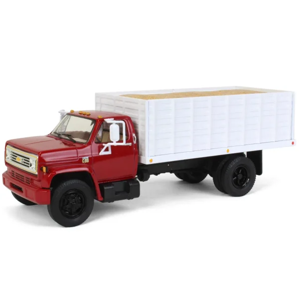 Manufacturer_First Gear, Inc. Dump Trucks<1/34 Red & White 1970s Chevrolet C65 Grain Truck with Corn Load by First Gear