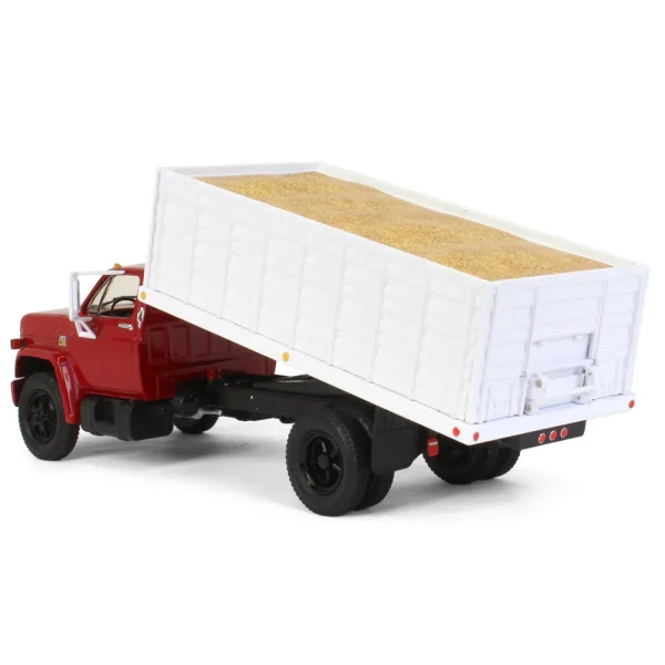 Manufacturer_First Gear, Inc. Dump Trucks<1/34 Red & White 1970s Chevrolet C65 Grain Truck with Corn Load by First Gear