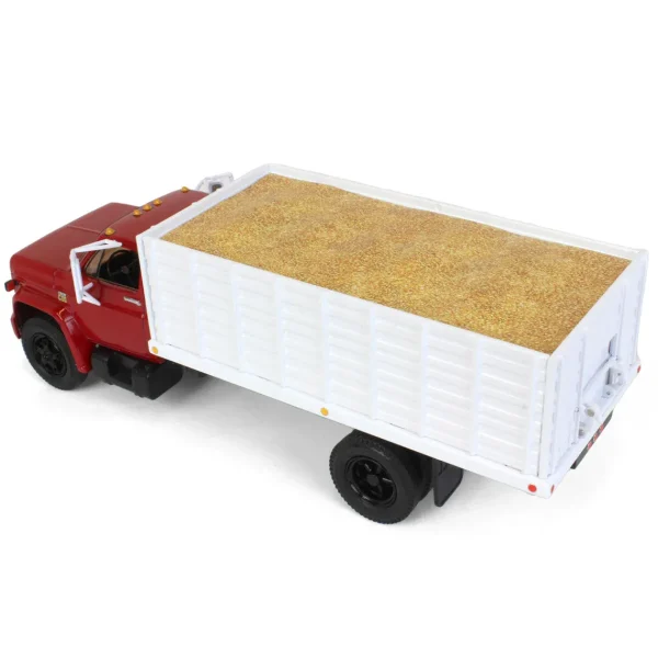 Manufacturer_First Gear, Inc. Dump Trucks<1/34 Red & White 1970s Chevrolet C65 Grain Truck with Corn Load by First Gear