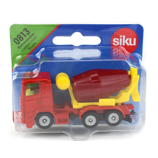 Manufacturer_SIKU Tow & Straight Trucks<Red & Yellow Cement Mixer by SIKU