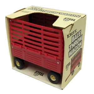 Manufacturer_ERTL Implements<1/16 Red Bale Wagon