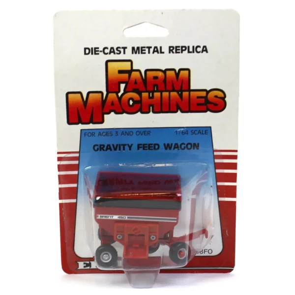 Manufacturer_ERTL Implements<1/64 Red Brent 450 Gravity Feed Wagon by ERTL