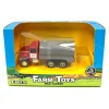 Manufacturer_ERTL Tanker Trucks<1/64 Red Cab Milk Tanker Tandem Axle Truck by ERTL
