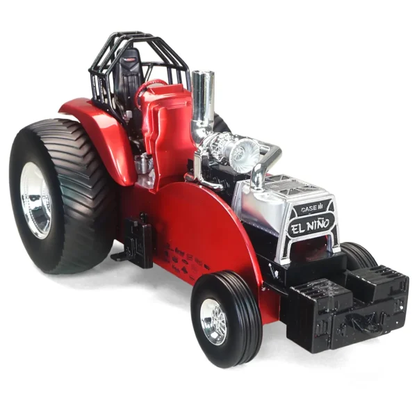 Manufacturer_SpecCast Pulling Tractors<Red Chrome Chase Unit ~ 1/16 RESIN Case IH AFS Connect Magnum 400 "El Niño" Pulling Tractor