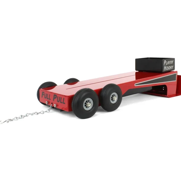 Outback Toys Pulling Tractors<1/16 Red Custom Steel Pulling Sled
