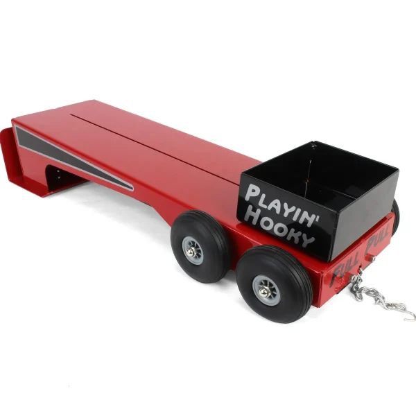 Outback Toys Pulling Tractors<1/16 Red Custom Steel Pulling Sled