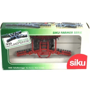 Manufacturer_SIKU Implements<1/32 Red Disc Harrow by Siku