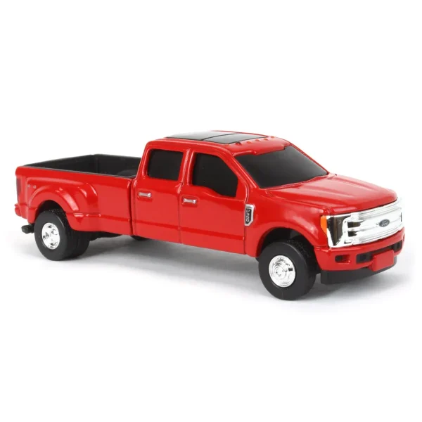 Manufacturer_ERTL Pickup Trucks<1/64 Red Ford F-350 Pickup Truck, ERTL Collect N Play
