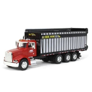 Manufacturer_SpecCast Agricultural Trucks<1/64 Red Peterbilt 385 with H&S Big Dog 1226 Forage Box, Exclusive HFE Edition