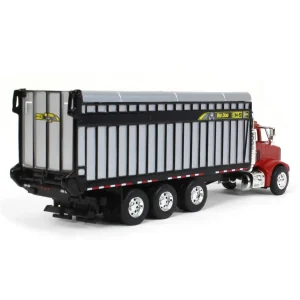 Manufacturer_SpecCast Agricultural Trucks<1/64 Red Peterbilt 385 with H&S Big Dog 1226 Forage Box, Exclusive HFE Edition
