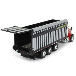 Manufacturer_SpecCast Agricultural Trucks<1/64 Red Peterbilt 385 with H&S Big Dog 1226 Forage Box, Exclusive HFE Edition