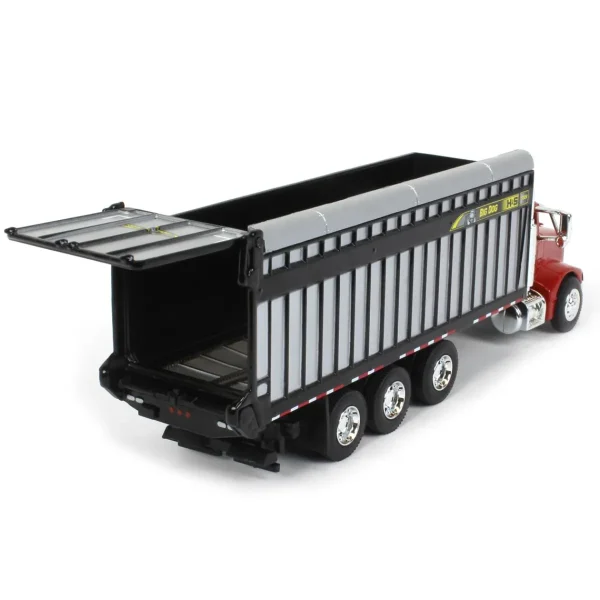 Manufacturer_SpecCast Agricultural Trucks<1/64 Red Peterbilt 385 with H&S Big Dog 1226 Forage Box, Exclusive HFE Edition