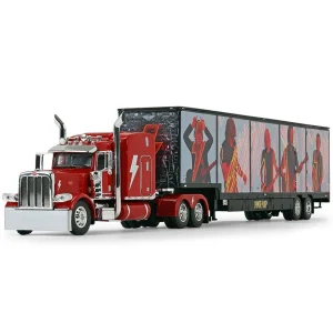 Manufacturer_DCP by First Gear Box Trucks & Trailers<1/64 Red Peterbilt Model 389 Sleeper w/ Kentucky Moving Trailer, AC/DC PWR/UP, DCP by First Gear