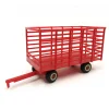 Manufacturer_Standi Toys Standi Toys<1/64 Red Plastic Hay Wagon with Rubber Tires by Standi Toys