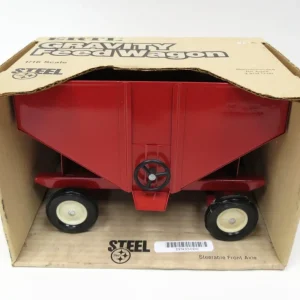 Manufacturer_ERTL Implements<1/16 Red Steel Gravity Wagon by ERTL