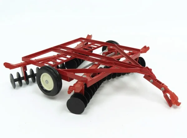 Manufacturer_ERTL Implements<1/16 Red Tandem Disc Harrow, Made in the USA